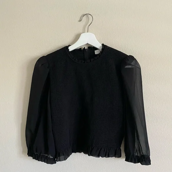 NWOT Aritzia Wilfred Tempest Blouse - Picture 4 of 4